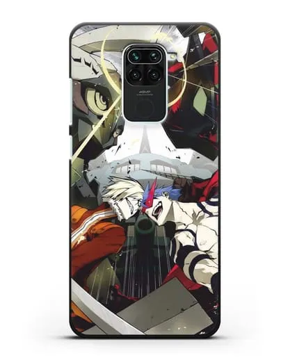 Чехол аниме Гуррен Лаганн (Gurren Lagann) последняя битва силиконовый для Xiaomi Redmi 10X