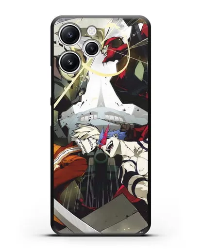 Чехол аниме Гуррен Лаганн (Gurren Lagann) последняя битва силиконовый для Xiaomi Redmi 12