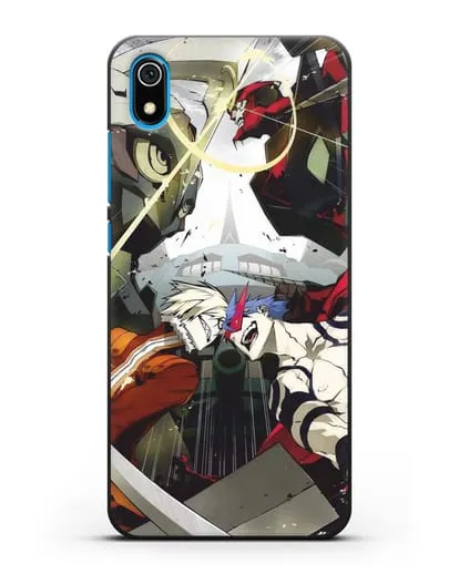 Чехол аниме Гуррен Лаганн (Gurren Lagann) последняя битва силиконовый для Xiaomi Redmi 7A