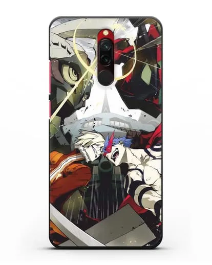 Чехол аниме Гуррен Лаганн (Gurren Lagann) последняя битва силиконовый для Xiaomi Redmi 8