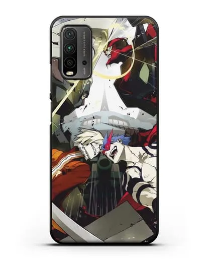 Чехол аниме Гуррен Лаганн (Gurren Lagann) последняя битва силиконовый для Xiaomi Redmi 9 Power