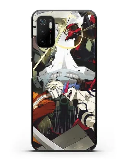 Чехол аниме Гуррен Лаганн (Gurren Lagann) последняя битва силиконовый для Xiaomi Redmi Note 10T
