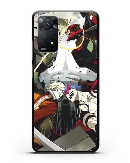 Чехол аниме Гуррен Лаганн (Gurren Lagann) последняя битва силиконовый для Xiaomi Redmi Note 11 Pro