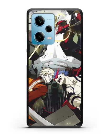 Чехол аниме Гуррен Лаганн (Gurren Lagann) последняя битва силиконовый для Xiaomi Redmi Note 12 5G