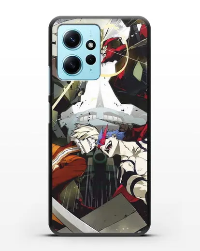 Чехол аниме Гуррен Лаганн (Gurren Lagann) последняя битва силиконовый для Xiaomi Redmi Note 12 4G