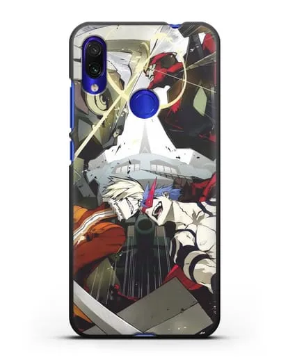 Чехол аниме Гуррен Лаганн (Gurren Lagann) последняя битва силиконовый для Xiaomi Redmi Note 7