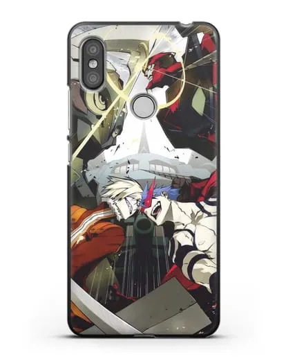 Чехол аниме Гуррен Лаганн (Gurren Lagann) последняя битва силиконовый для Xiaomi Redmi S2