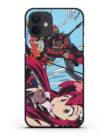 Чехол аниме Гуррен Лаганн (Gurren Lagann) Йоко силиконовый для iPhone 12