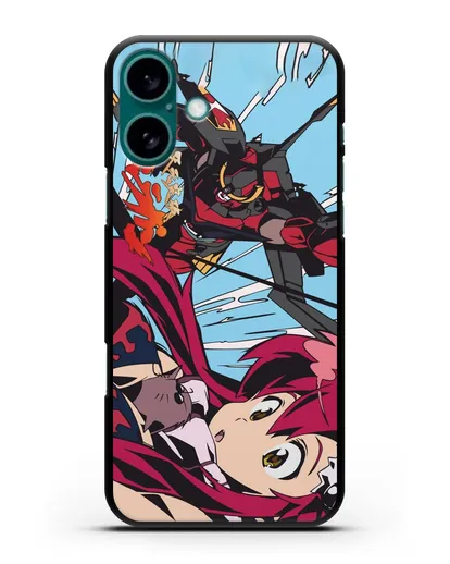 Чехол аниме Гуррен Лаганн (Gurren Lagann) Йоко силиконовый для iPhone 16 Plus