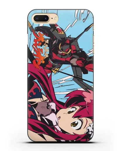 Чехол аниме Гуррен Лаганн (Gurren Lagann) Йоко силиконовый для iPhone 7 Plus
