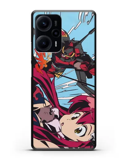 Чехол аниме Гуррен Лаганн (Gurren Lagann) Йоко силиконовый для Xiaomi Poco F5
