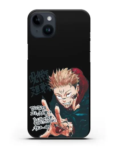 Чехол аниме Магическая битва (Jujutsu Kaisen) Джуджатсу Кайсен Дзюго картинка силиконовый для iPhone 14 Plus