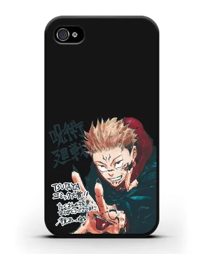 Чехол аниме Магическая битва (Jujutsu Kaisen) Джуджатсу Кайсен Дзюго картинка силиконовый для iPhone 4/4s