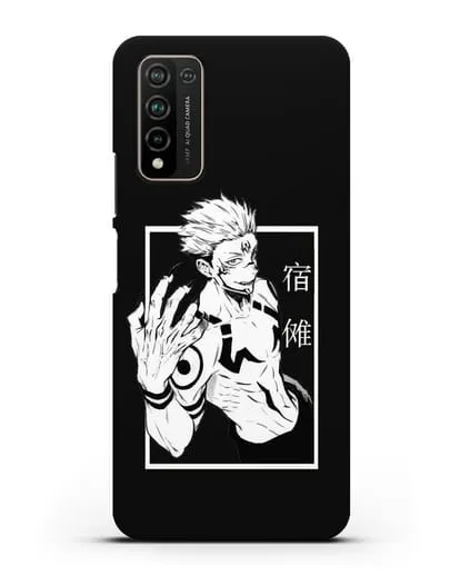 Чехол аниме Магическая битва (Jujutsu Kaisen) Джуджатсу Кайсен Дзюго изображение силиконовый для Honor 10X Lite