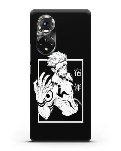 Чехол аниме Магическая битва (Jujutsu Kaisen) Джуджатсу Кайсен Дзюго изображение силиконовый для Honor 50 Pro