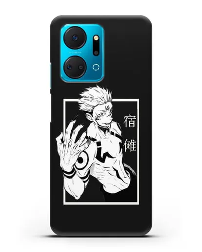 Чехол аниме Магическая битва (Jujutsu Kaisen) Джуджатсу Кайсен Дзюго изображение силиконовый для Honor X7a Plus