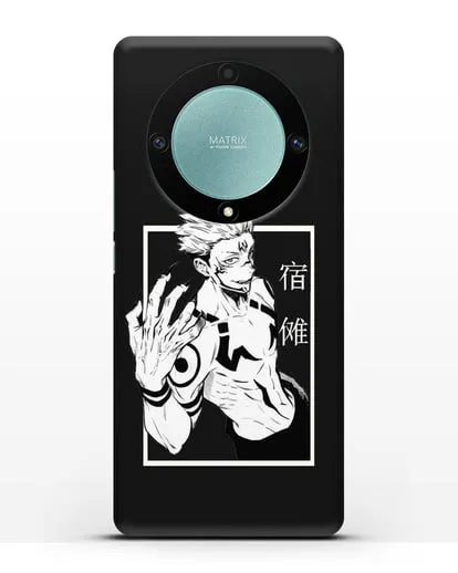 Чехол аниме Магическая битва (Jujutsu Kaisen) Джуджатсу Кайсен Дзюго изображение силиконовый для Honor X9a
