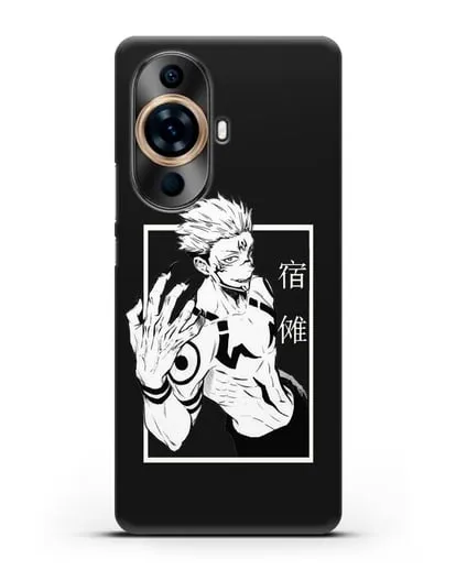 Чехол аниме Магическая битва (Jujutsu Kaisen) Джуджатсу Кайсен Дзюго изображение силиконовый для Huawei Nova 11 Pro