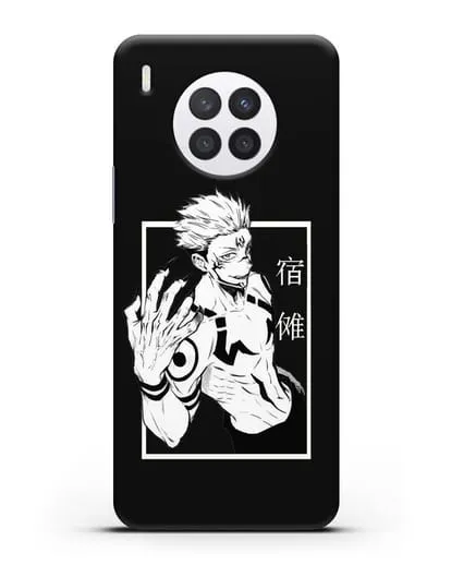 Чехол аниме Магическая битва (Jujutsu Kaisen) Джуджатсу Кайсен Дзюго изображение силиконовый для Huawei Nova 8i