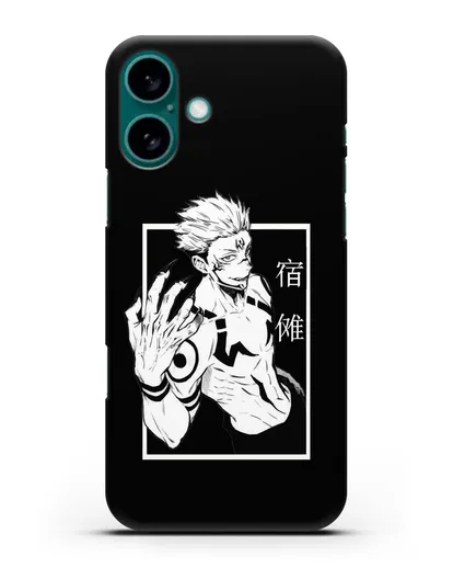 Чехол аниме Магическая битва (Jujutsu Kaisen) Джуджатсу Кайсен Дзюго изображение силиконовый для iPhone 16 Plus