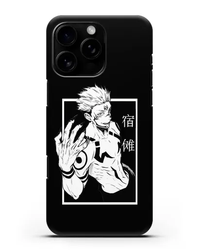 Чехол аниме Магическая битва (Jujutsu Kaisen) Джуджатсу Кайсен Дзюго изображение силиконовый для iPhone 16 Pro Max