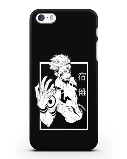 Чехол аниме Магическая битва (Jujutsu Kaisen) Джуджатсу Кайсен Дзюго изображение силиконовый для iPhone 5/5s/SE