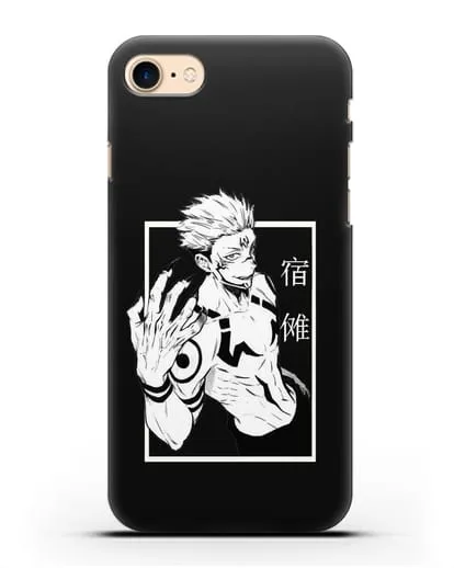 Чехол аниме Магическая битва (Jujutsu Kaisen) Джуджатсу Кайсен Дзюго изображение силиконовый для iPhone 8