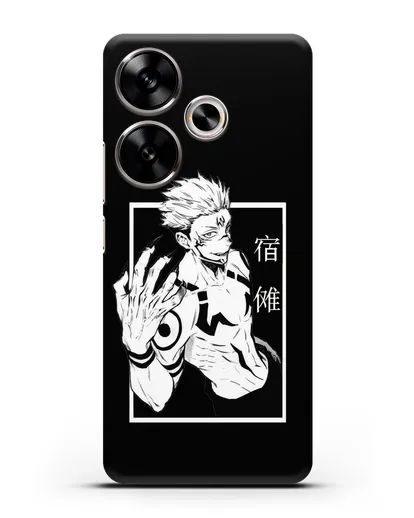 Чехол аниме Магическая битва (Jujutsu Kaisen) Джуджатсу Кайсен Дзюго изображение силиконовый для Xiaomi Poco F6