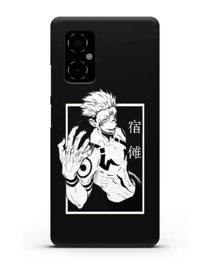 Чехол аниме Магическая битва (Jujutsu Kaisen) Джуджатсу Кайсен Дзюго изображение силиконовый для Xiaomi Poco M4 5G