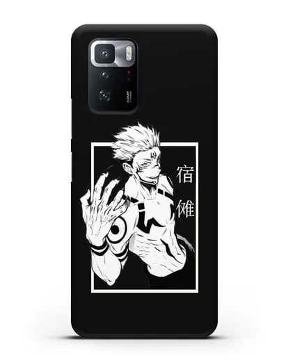 Чехол аниме Магическая битва (Jujutsu Kaisen) Джуджатсу Кайсен Дзюго изображение силиконовый для Xiaomi Poco X3 GT
