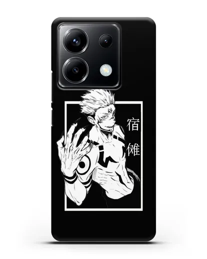 Чехол аниме Магическая битва (Jujutsu Kaisen) Джуджатсу Кайсен Дзюго изображение силиконовый для Xiaomi Poco X6