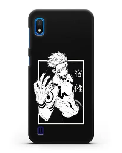 Чехол аниме Магическая битва (Jujutsu Kaisen) Джуджатсу Кайсен Дзюго изображение силиконовый для Samsung Galaxy A10 [SM-A105F]