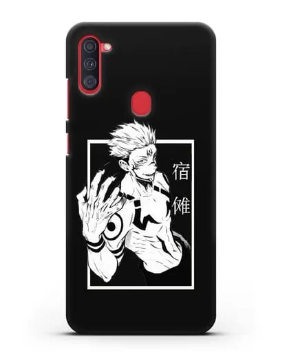 Чехол аниме Магическая битва (Jujutsu Kaisen) Джуджатсу Кайсен Дзюго изображение силиконовый для Samsung Galaxy A11 [SM-A115F]