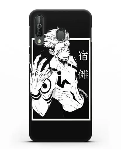 Чехол аниме Магическая битва (Jujutsu Kaisen) Джуджатсу Кайсен Дзюго изображение силиконовый для Samsung Galaxy A40s [SM-A507FN]