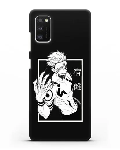 Чехол аниме Магическая битва (Jujutsu Kaisen) Джуджатсу Кайсен Дзюго изображение силиконовый для Samsung Galaxy A41 [SM-A415F]