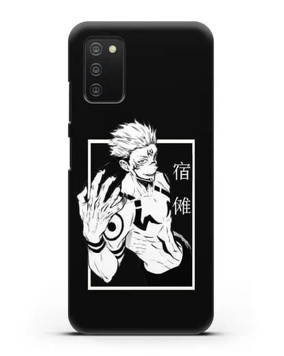 Чехол аниме Магическая битва (Jujutsu Kaisen) Джуджатсу Кайсен Дзюго изображение силиконовый для Samsung Galaxy A03S [SM-A037F]