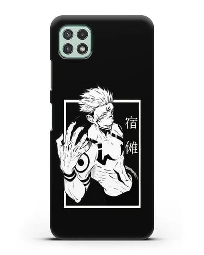 Чехол аниме Магическая битва (Jujutsu Kaisen) Джуджатсу Кайсен Дзюго изображение силиконовый для Samsung Galaxy A22 [SM-A225F]