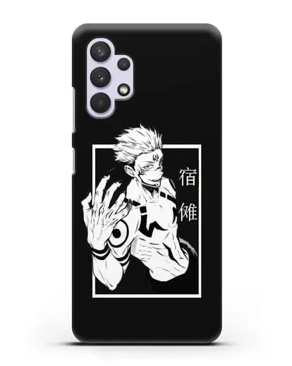 Чехол аниме Магическая битва (Jujutsu Kaisen) Джуджатсу Кайсен Дзюго изображение силиконовый для Samsung Galaxy A32 4G [SM-A325F]