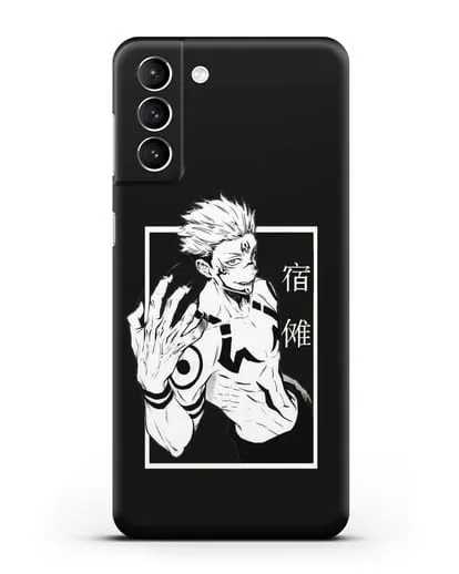Чехол аниме Магическая битва (Jujutsu Kaisen) Джуджатсу Кайсен Дзюго изображение силиконовый для Samsung Galaxy S21 Plus [SM-G996B]