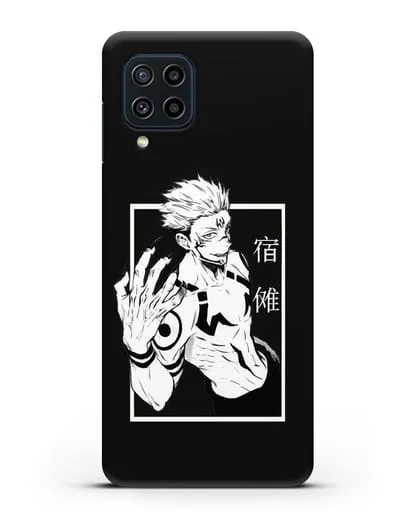 Чехол аниме Магическая битва (Jujutsu Kaisen) Джуджатсу Кайсен Дзюго изображение силиконовый для Samsung Galaxy M22 [M225F]