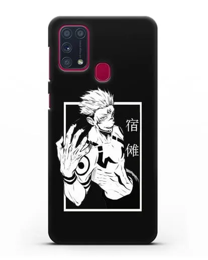 Чехол аниме Магическая битва (Jujutsu Kaisen) Джуджатсу Кайсен Дзюго изображение силиконовый для Samsung Galaxy M31 [SM-M315F]