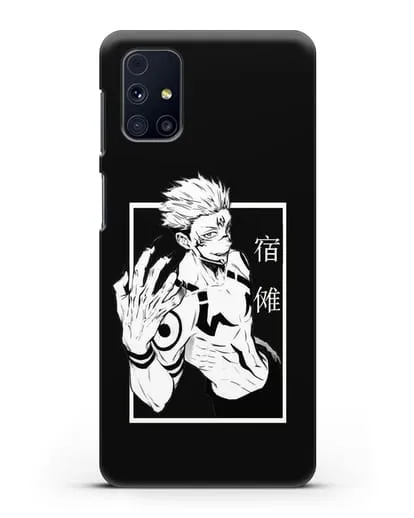 Чехол аниме Магическая битва (Jujutsu Kaisen) Джуджатсу Кайсен Дзюго изображение силиконовый для Samsung Galaxy M31s [SM-M317F]