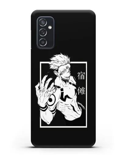 Чехол аниме Магическая битва (Jujutsu Kaisen) Джуджатсу Кайсен Дзюго изображение силиконовый для Samsung Galaxy M52 [M526B]