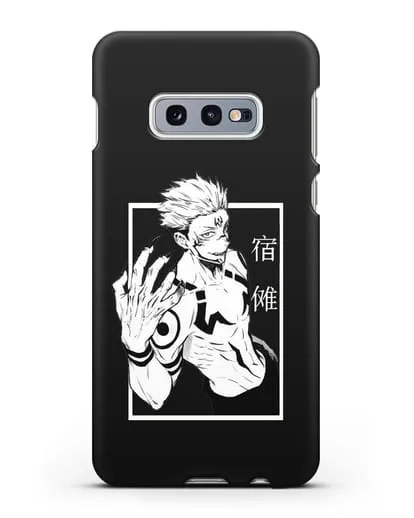 Чехол аниме Магическая битва (Jujutsu Kaisen) Джуджатсу Кайсен Дзюго изображение силиконовый для Samsung Galaxy S10e [SM-G970F]