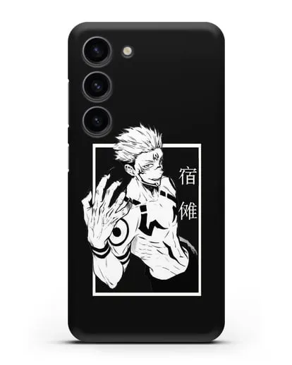 Чехол аниме Магическая битва (Jujutsu Kaisen) Джуджатсу Кайсен Дзюго изображение силиконовый для Samsung Galaxy S23 [SM-S911]