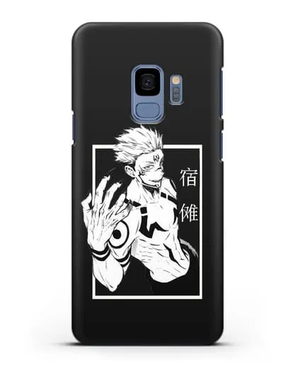 Чехол аниме Магическая битва (Jujutsu Kaisen) Джуджатсу Кайсен Дзюго изображение силиконовый для Samsung Galaxy S9 [SM-G960F]