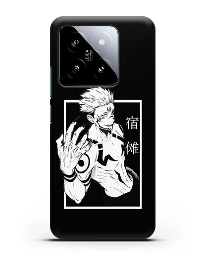 Чехол аниме Магическая битва (Jujutsu Kaisen) Джуджатсу Кайсен Дзюго изображение силиконовый для Xiaomi 14