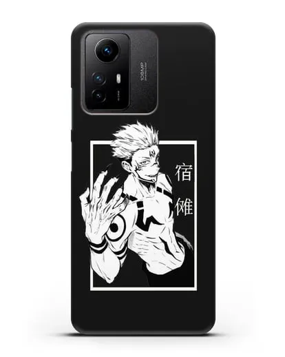 Чехол аниме Магическая битва (Jujutsu Kaisen) Джуджатсу Кайсен Дзюго изображение силиконовый для Xiaomi Redmi Note 12S