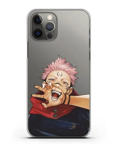 Чехол аниме Магическая битва (Jujutsu Kaisen) Джуджатсу Кайсен Дзюго Юдзи Итадори силиконовый для iPhone 12 Pro