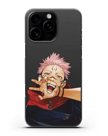 Чехол аниме Магическая битва (Jujutsu Kaisen) Джуджатсу Кайсен Дзюго Юдзи Итадори силиконовый для iPhone 16 Pro Max